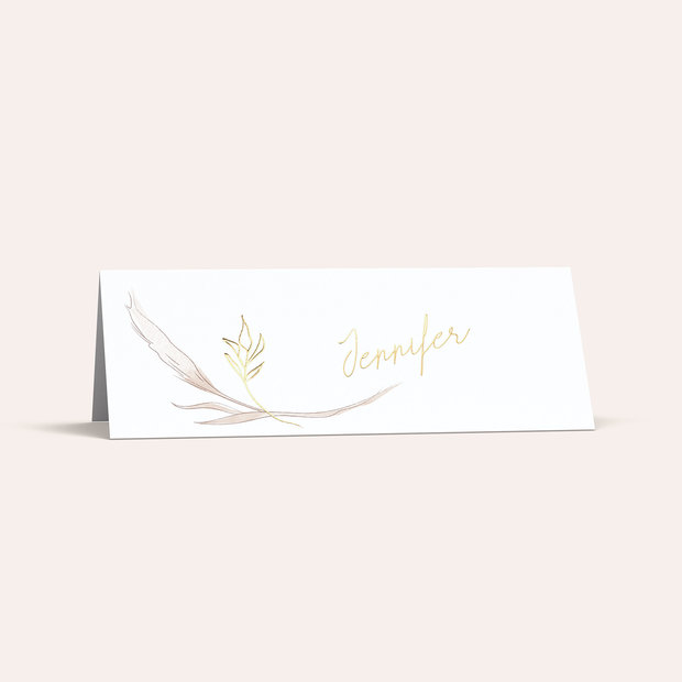 Tischkarten Hochzeit - Federleichte Gräser
