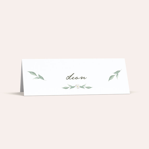 Tischkarten Hochzeit - Rosenzweige