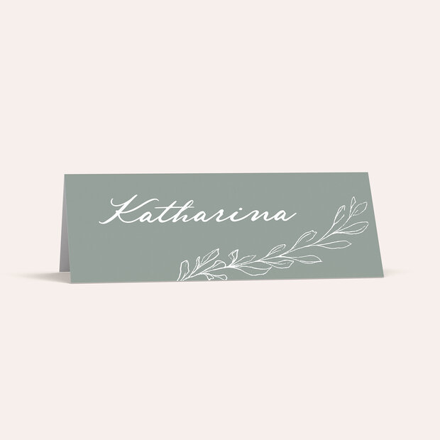 Tischkarten Hochzeit - Sage Breeze