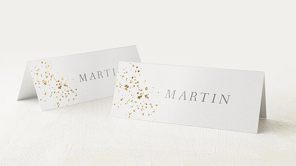 Tischkarten zur Hochzeit online mit Namen personalisieren