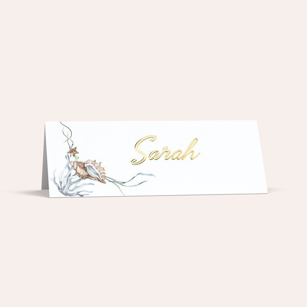 Tischkarten Hochzeit - Love by the Sea