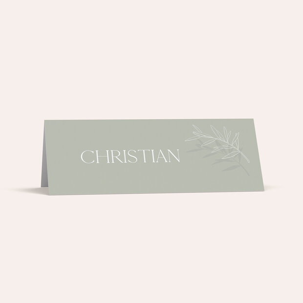 Tischkarten Hochzeit - Kleiner Zweig