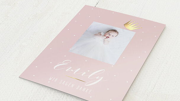 Amazon Danksagungskarten Taufe Waldtiere Rustique Ohne Foto Detail