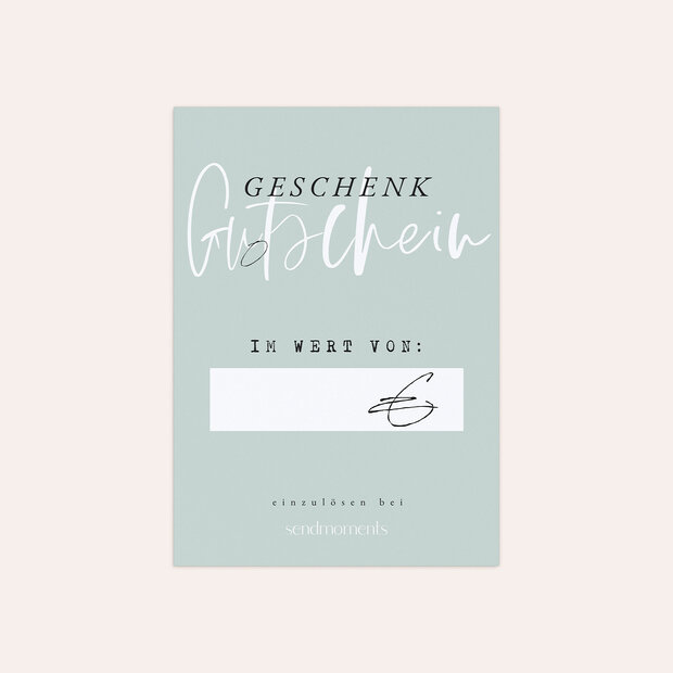 Geschenkgutscheine - Nur für dich