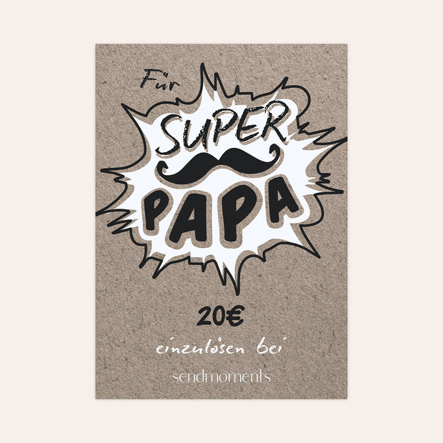 Geschenkgutscheine - Super Papa