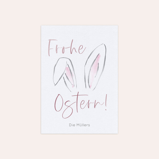 Osterkarten - Hasenöhrchen