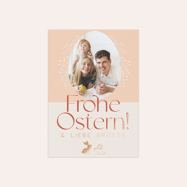 Osterkarten - Grußkarte Frohe Ostern