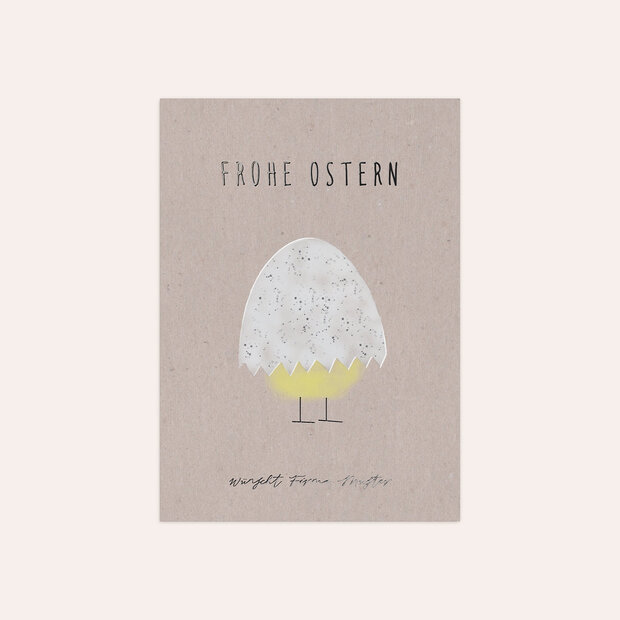 Osterkarten - Eierschale