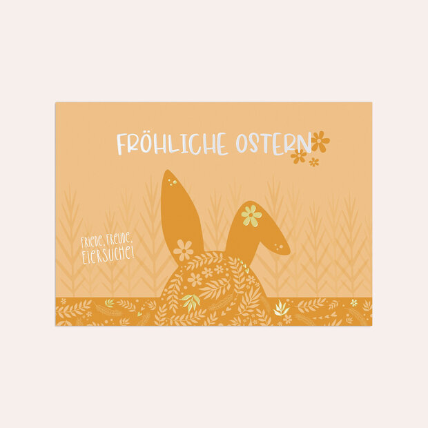 Osterkarten - Eierbecher Eiertanz
