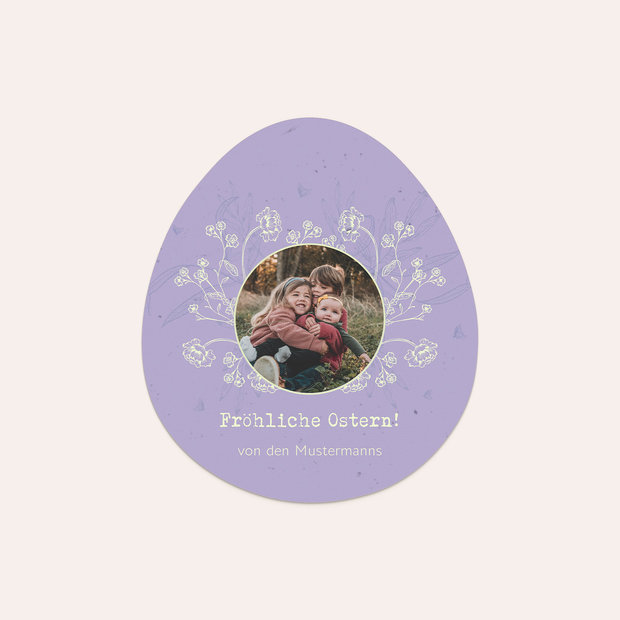 Osterkarten - Fröhliche Eiersuche