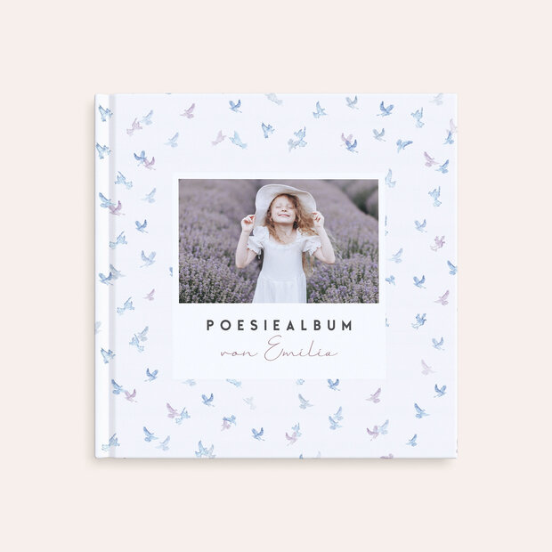 Poesiealbum - Täubchen Violett