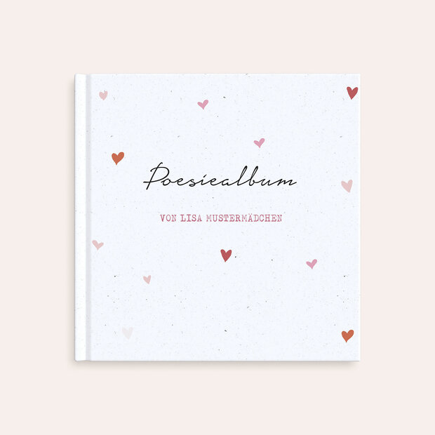 Poesiealbum - Pinke Herzchen