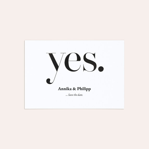 Save the Date - Yes, I will