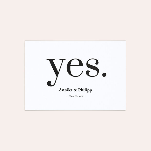 Save the Date - Yes, I will