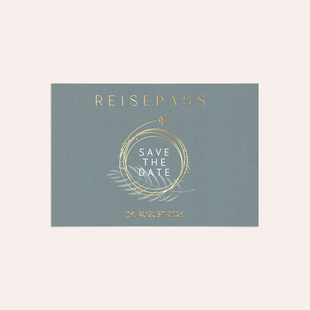 Save the Date - Reisepass