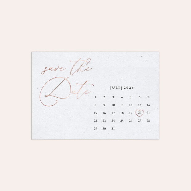 Save the Date - Liebesbotschaft