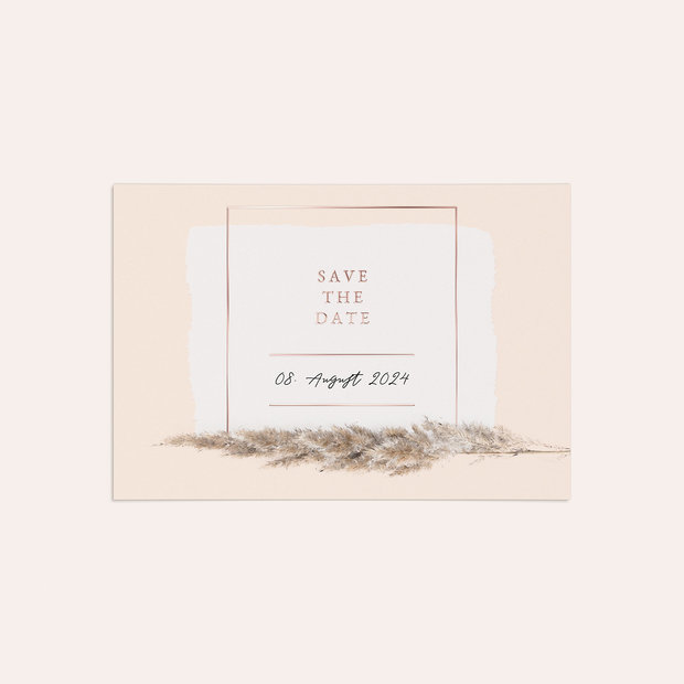 Save the Date - Vintage dried