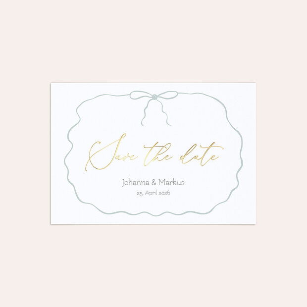 Save the Date - Feine Schleife