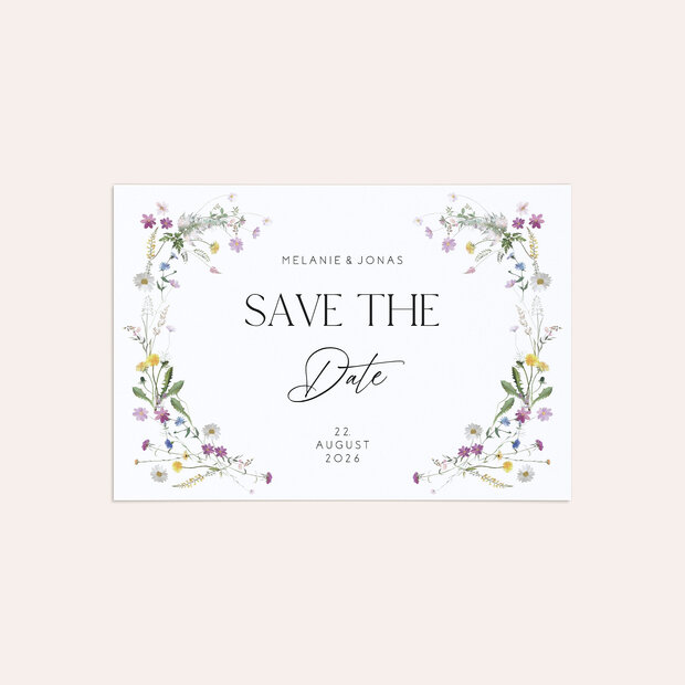 Save the Date - Blumige Vielfalt