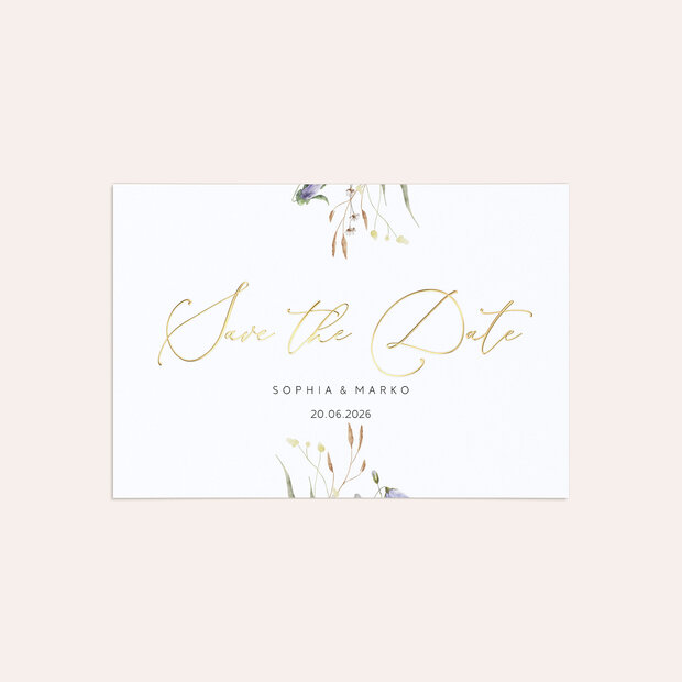 Save the Date - Wildblumenwiese