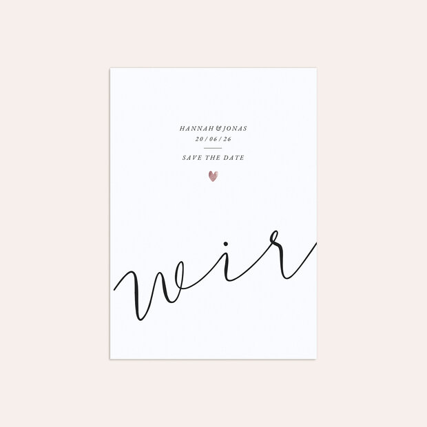 Save the Date - Für immer wir