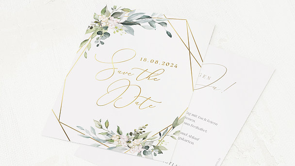 Save the Date - Tender Florals