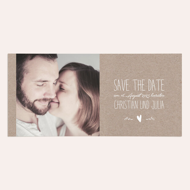 Save the Date - Rustique