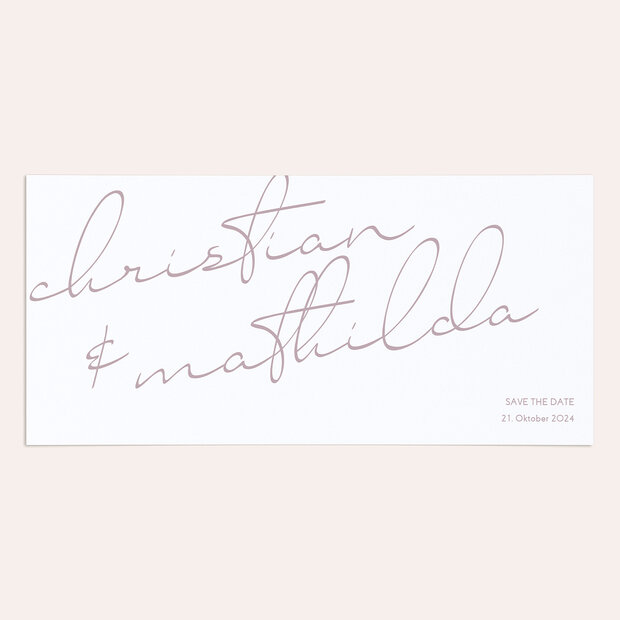 Save the Date - Wertvoll
