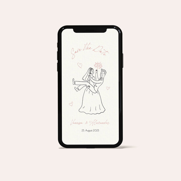 Save the Date - Zwei wie gemalt