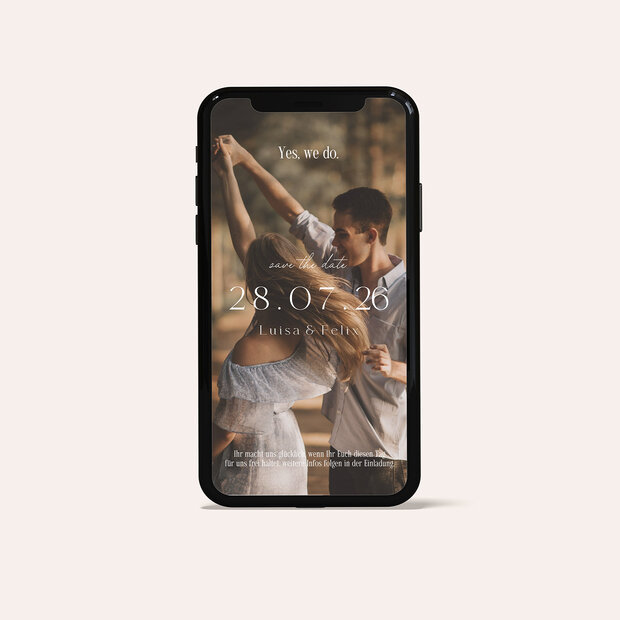 Save the Date - Pures Glück