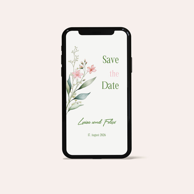Save the Date - Leichtes Blütenspiel