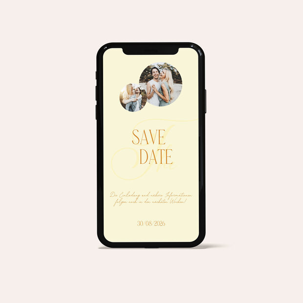Save the Date - Lemon & Lace
