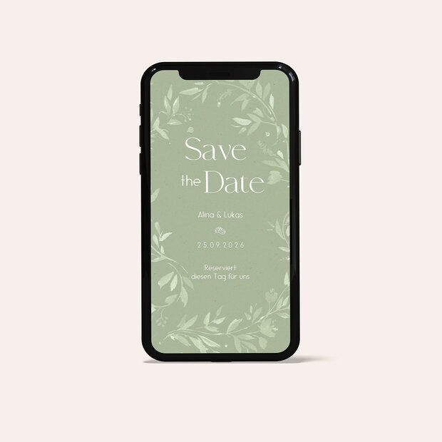 Save the Date - Grüne Anmut