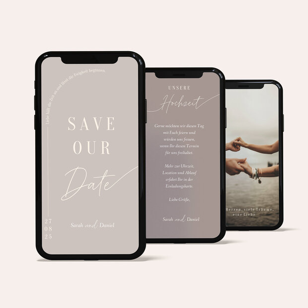 Save the Date - Mocha Harmonie
