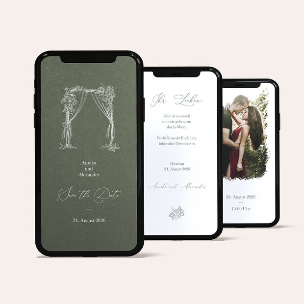 Save the Date - Unter freiem Himmel