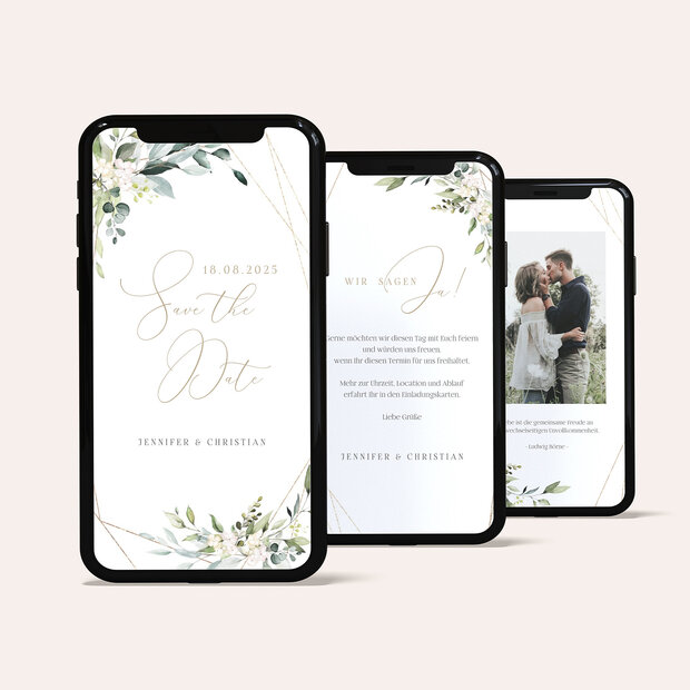 Save the Date - Tender Florals