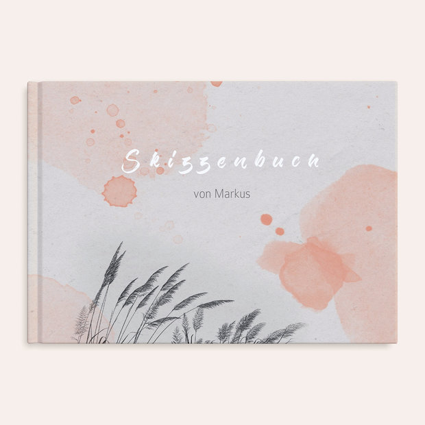 Skizzenbuch - Kraftpapier & Apricot
