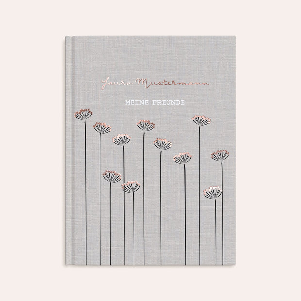 Freundebuch - Elegante Blüten