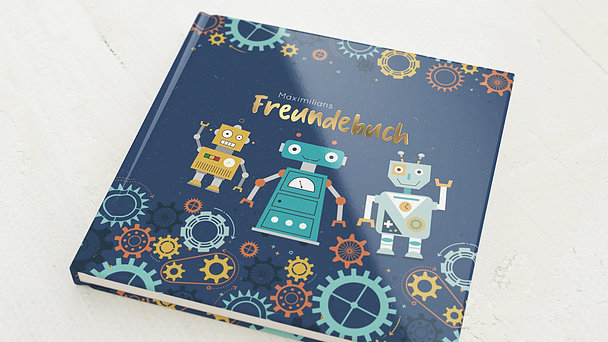 Freundebuch - Freundebuch Roboter
