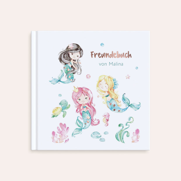 Freundebuch - Freundebuch Meerjungfrauen