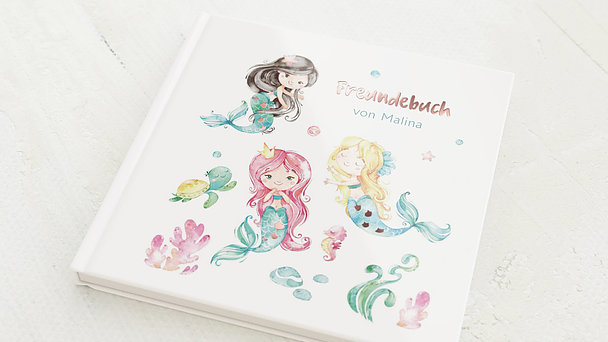 Freundebuch - Freundebuch Meerjungfrauen