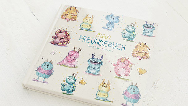 Freundebuch - Freundebuch Monster