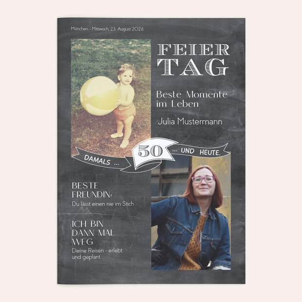 Geburtstagszeitung - Jahrestafel Festschrift