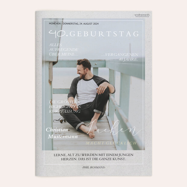 Geburtstagszeitung - Lebensfreude Festschrift