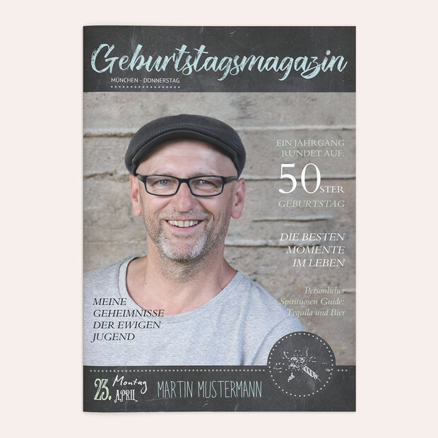 Geburtstagszeitung - Ankündigung Festschrift