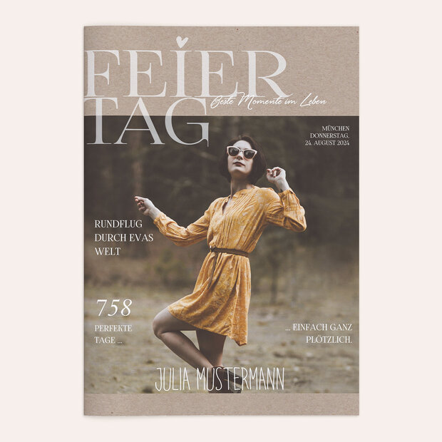 Geburtstagszeitung - Rustique Festschrift