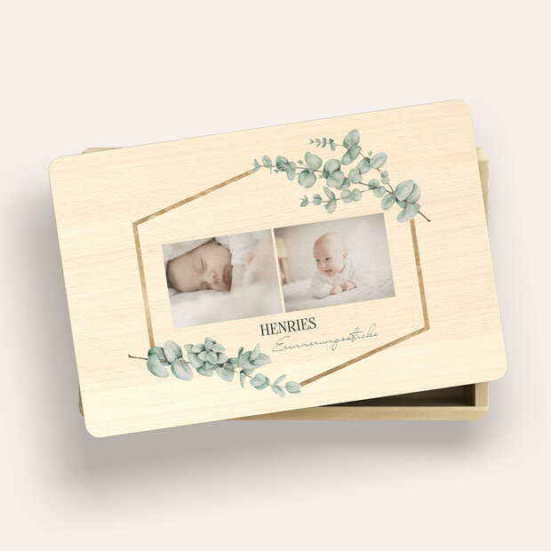 Erinnerungsbox Baby - Eucaliptus love