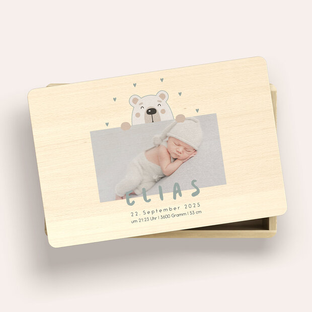 Erinnerungsbox Baby - Unser Bärchen