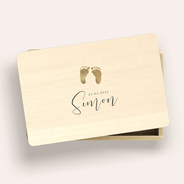 Erinnerungsbox Baby - Füßlein