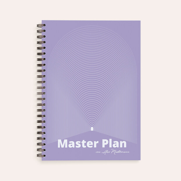 Notizbücher - Mein Master Plan